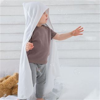 Baby organic hooded blanket
