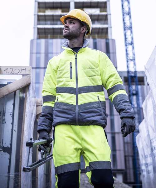 Hi-vis two-tone thermal jacket