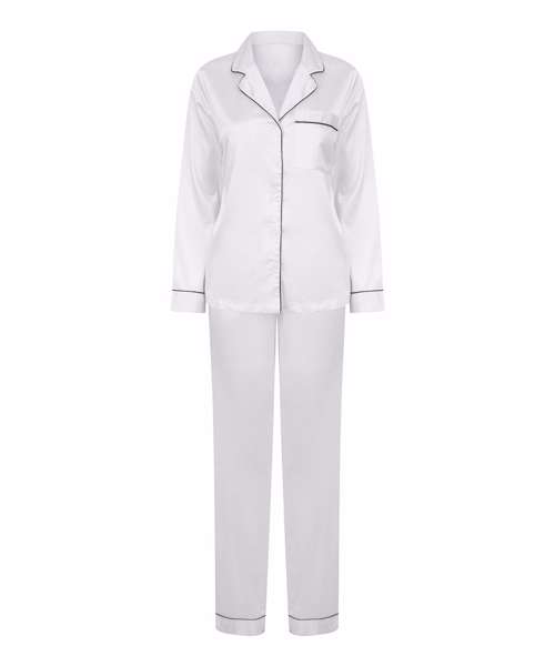 Women's satin long pyjamas